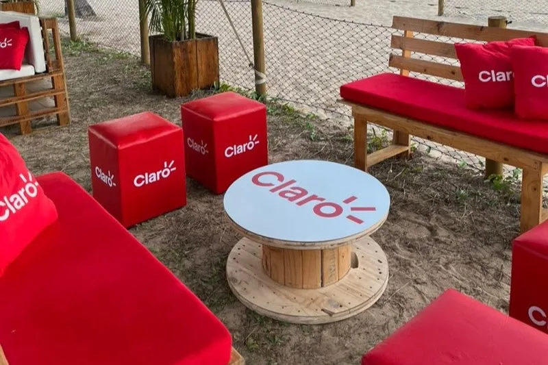 Claro marca presença no "Mormaii Open", evento de Beach Tennis pernambucano