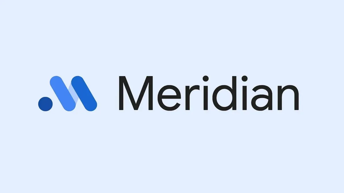 Logomarca do Google Meridian, nova ferramenta da empresa americana para profissionais do marketing digital