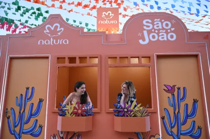 Denise Coutinho na ativação de São João da Natura