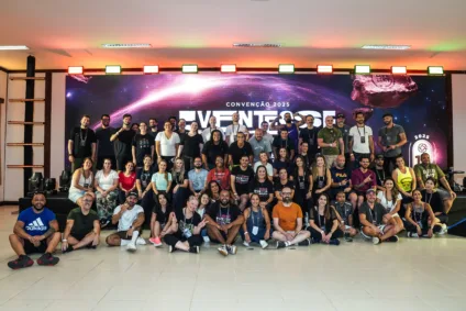 Equipe da Eventesse durante a convenção que aconteceu no litoral de São Paulo