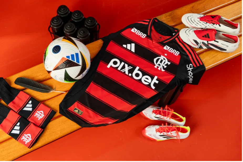 Camiseta do Flamengo da adidas