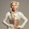 Imagem mostra a cantora Lady Gaga, em material promocional de campanha da Mastercard