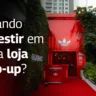 Loja pop-up adidas com o tema "Quando investir em uma loja pop-up". Promoview