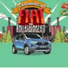 Banner mostra promoção da Fiat para o Lollapalooza 2025, que vai oferecer ingressos e um carro Pulse ao vencedor