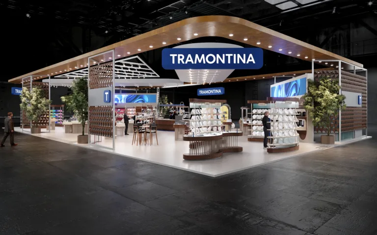 Imagem de alguns dos produtos apresentados pela Tramontina: empresa celebrou 10 anos com lançamentos na ABUP Show 2025