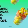 Imagem mostra banner de promoção da Justos, sobre Carnaval sem bebidas alcoólicas