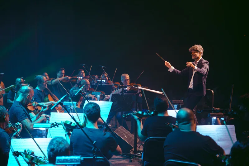 Imagem mostra parte de concerto apresentado pela Orquestra Petrobras Sinfônica