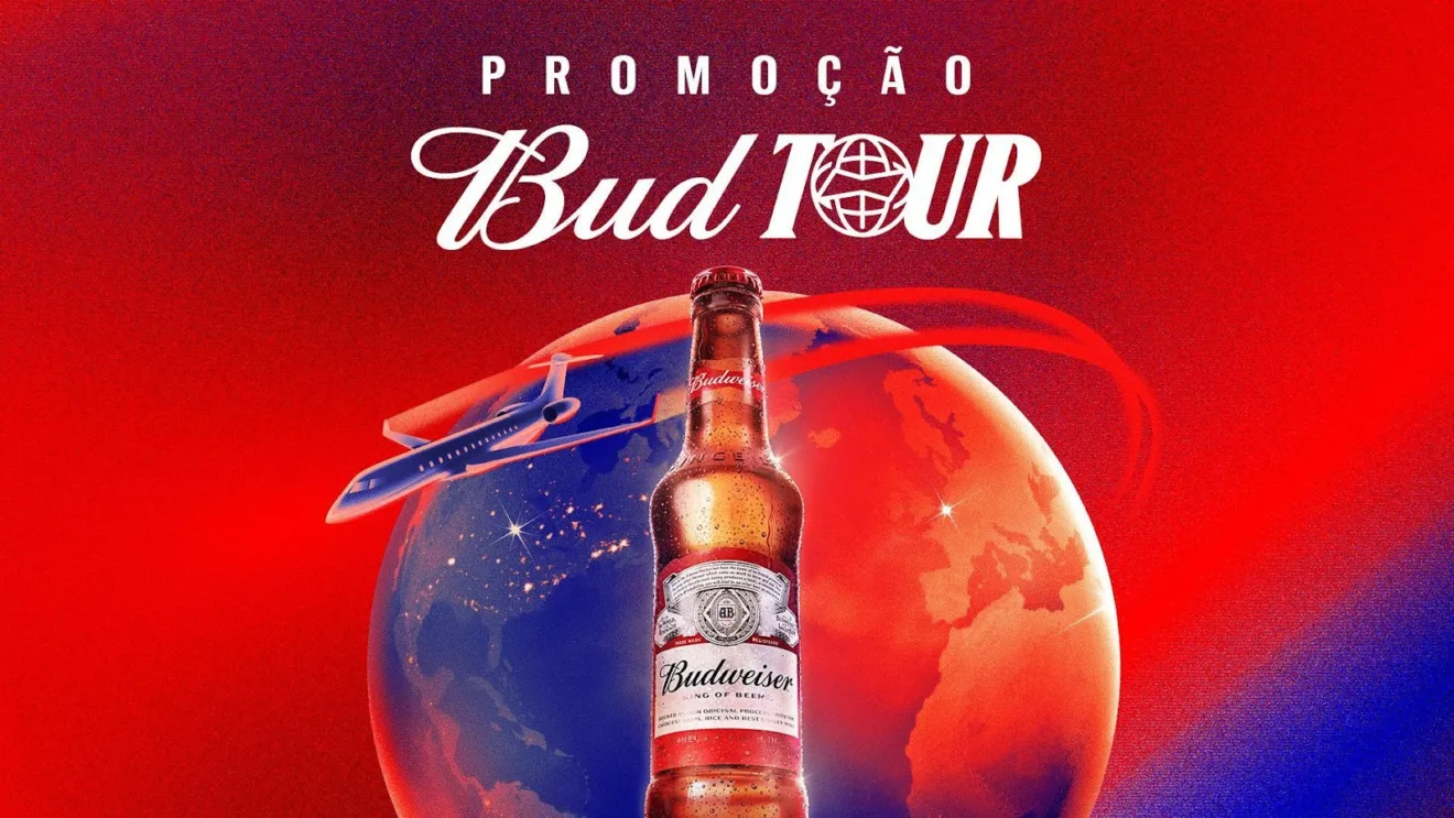 Imagem mostra banner da Bud Tour 2025