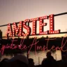 Imagem da logomarca da Amstel com slogan "Espírito de Amsterdã". Marca vai apoiar prêmio Young Lions em 2025