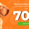 Banner de oferta de 70% de desconto em produtos da Cobasi