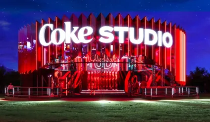 Imagem conceitual mostra o Coke Studio, que a Coca Cola levará ao Lollapalooza 2025