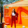 Denise Coutinho no evento de Natura Tododia