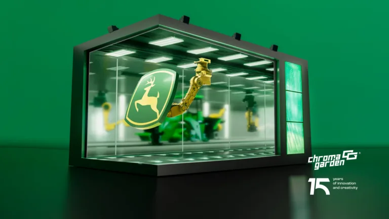 Projeto 3D Billboard John Deere da Chroma Garden