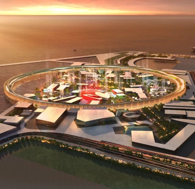 Mapa da Expo 2025 em Osaka, Japão