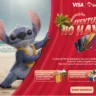 Banner da promoção de Bradesco e Visa, veiculada por meio do filme Lilo & Stitch