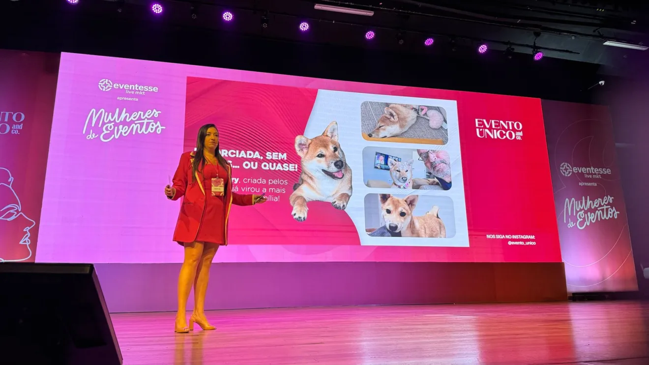 Cristiana Gil, COO da Eventesse, apresentou painel sobre liderança feminina no encontro "Mulheres de Eventos"