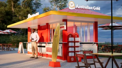 Quiosque Australian Gold no Rio de Janeiro