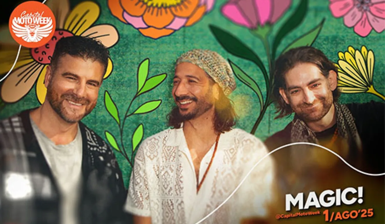 Imagem da banda Magic!, primeira confirmada do Capital Moto Week de 2025