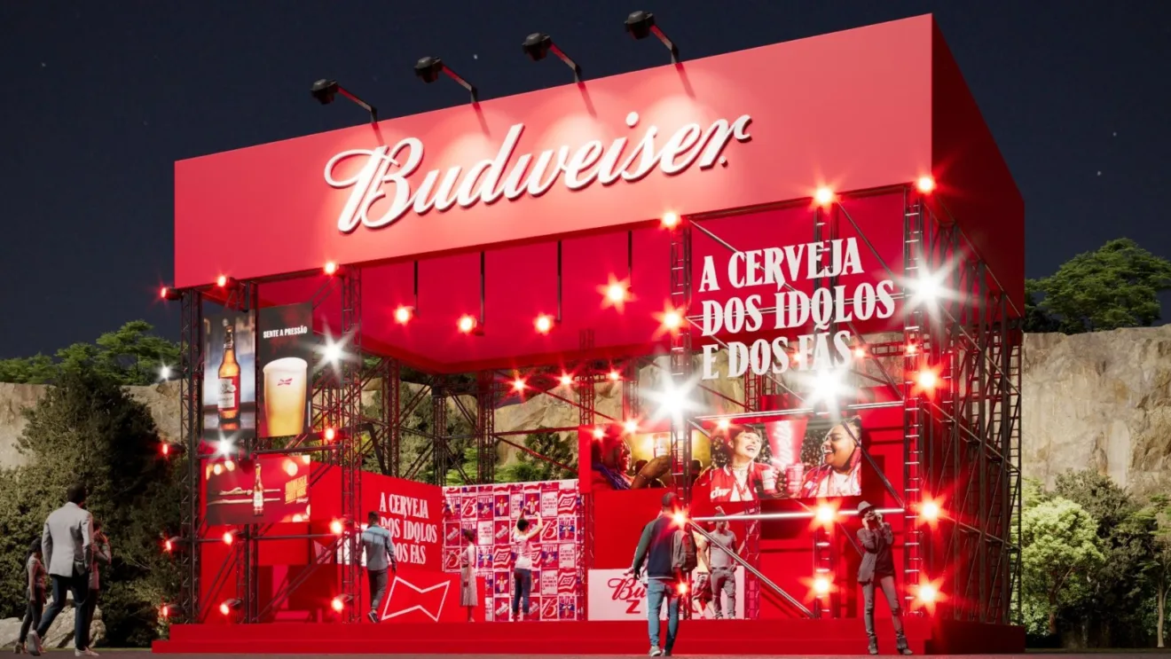 Ativação da Budweiser no Coolritiba