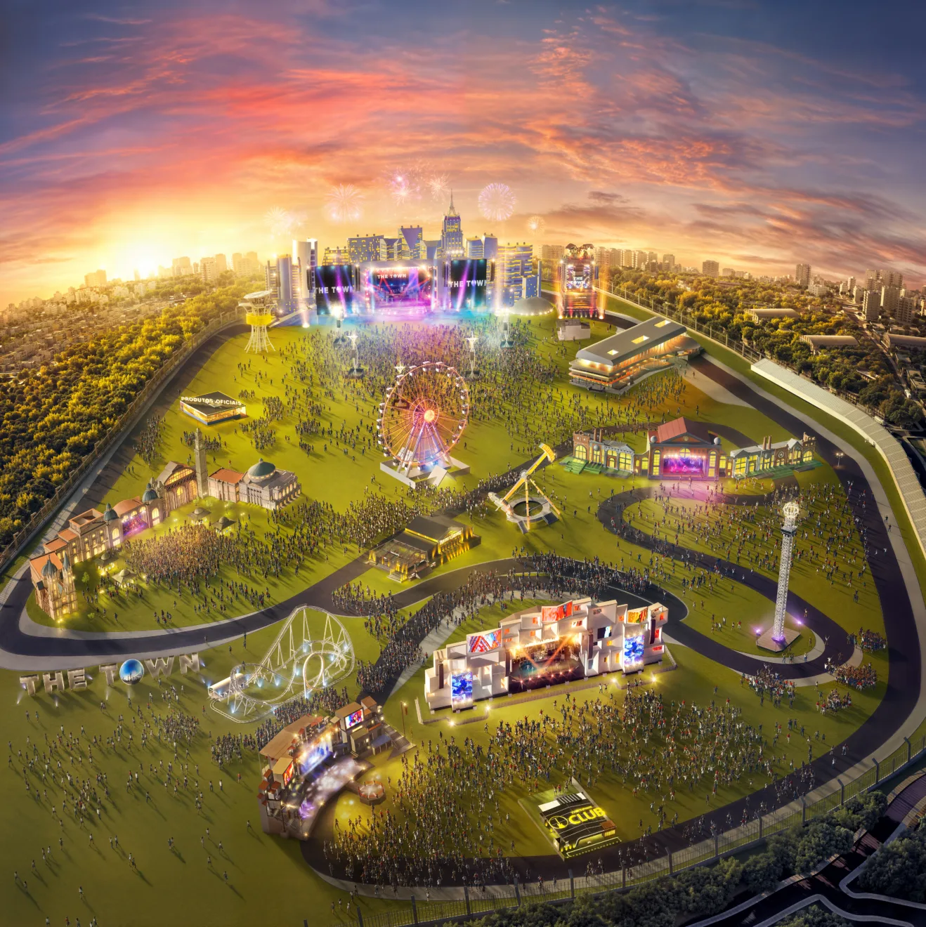 the town 2025 mapa