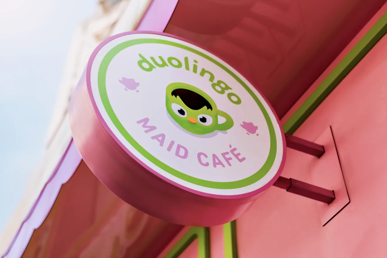 duolingo maid café japonês