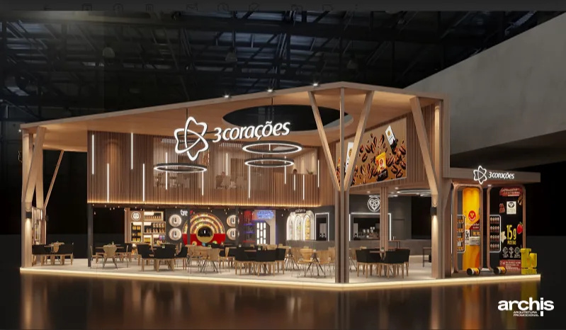 Estande da 3 Corações na APAS Show