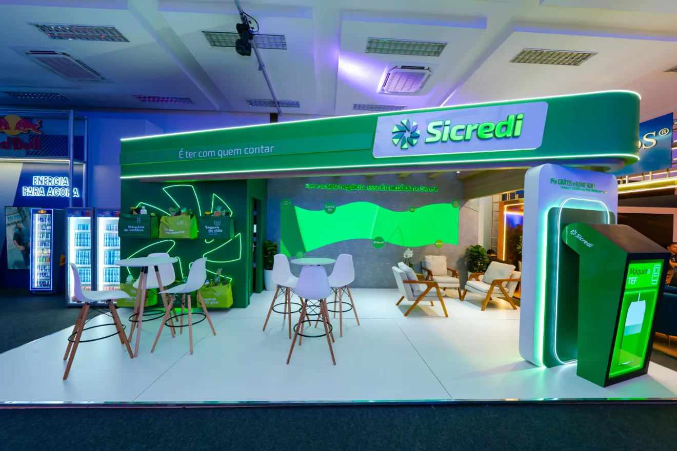 Estande da Sicredi na APAS Show 2025