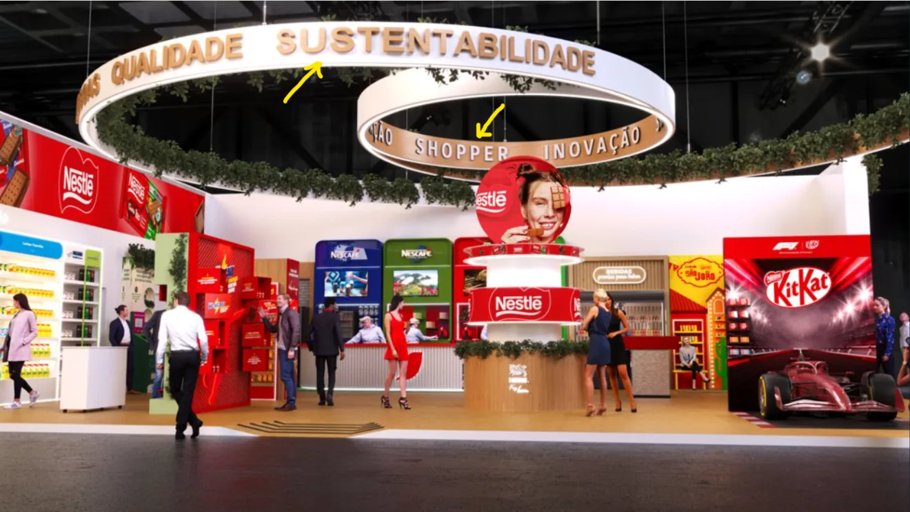 Estande da Nestlé na APAS Show 2025