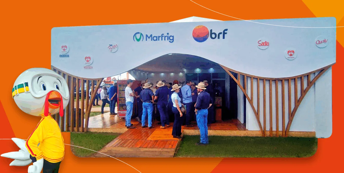 Estande da BRF na Tecnoshow