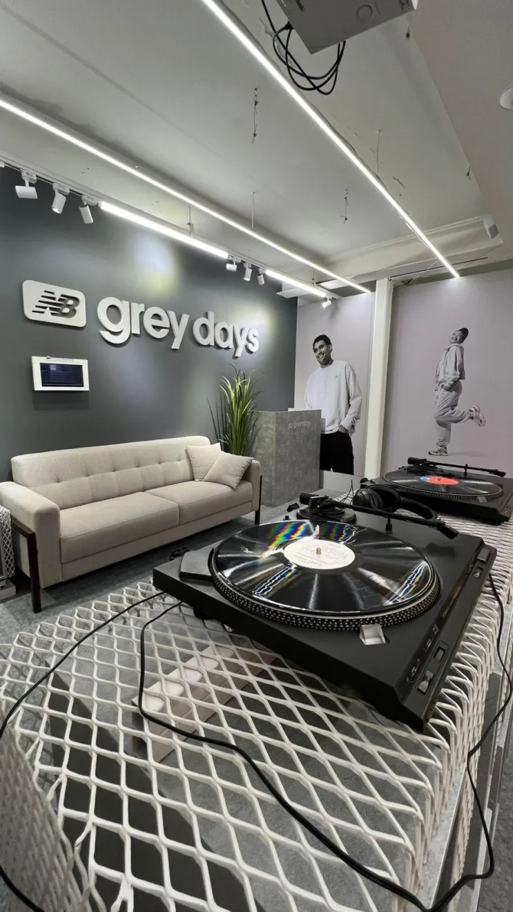grey days new balance energy space