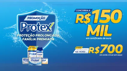 Folder do sorteio realizado pela Protex