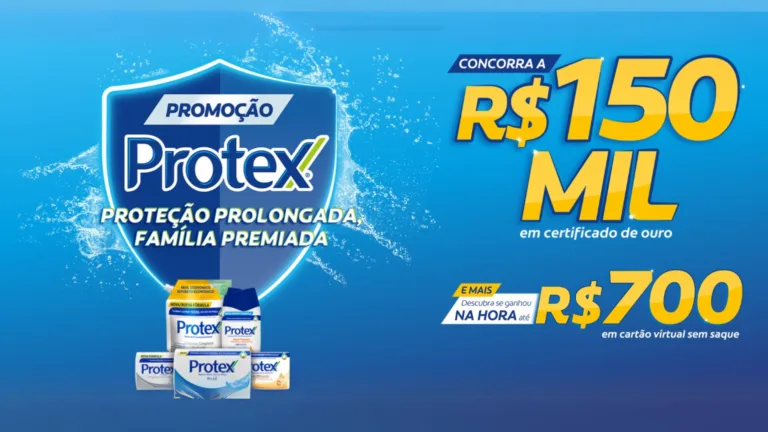 Folder do sorteio realizado pela Protex