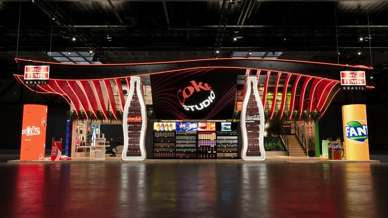 Estande da Coca-Cola FEMSA na APAS Show