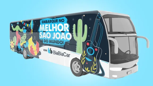 Ônibus vira museu do blablacar no São João de Caruaru