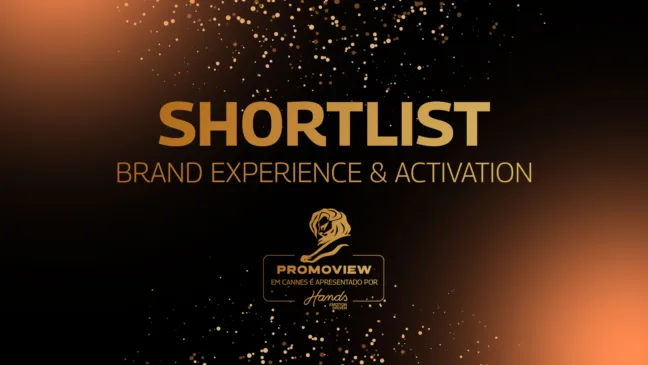 Shortlist de Brand Experience no Cannes Lions 2025