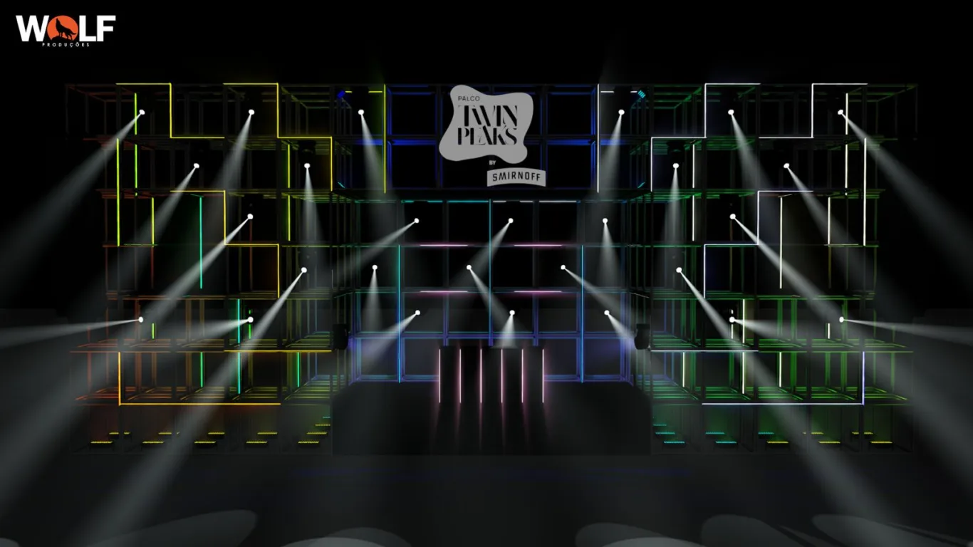 Palco Twin Peaks de Smirnoff no Castro Festival