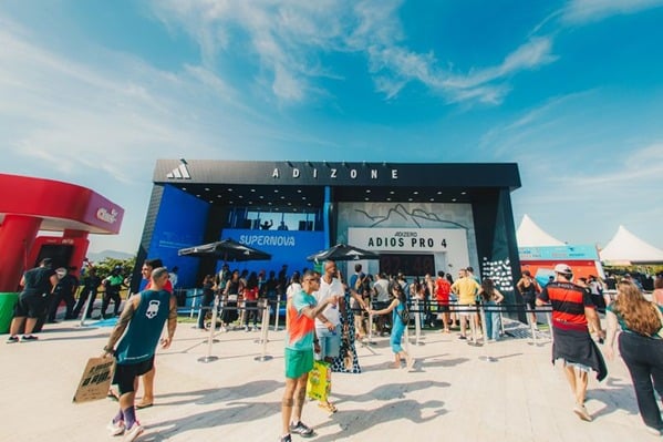 Ativação da adidas na Maratona do Rio
