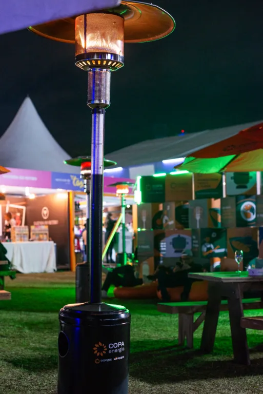 Aquecedores da Copa Energia no Taste Festival