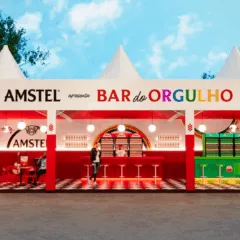 Bar do Orgulho da Amstel na Feira da Diversidade