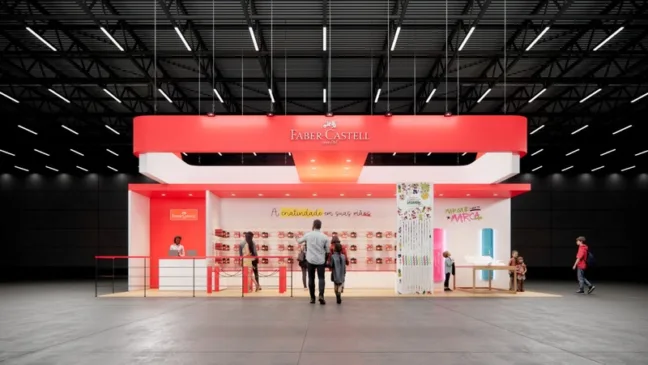 Estande da Faber-Castell no Rio de Janeiro 2025