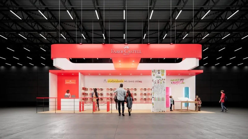 Estande da Faber-Castell no Rio de Janeiro 2025