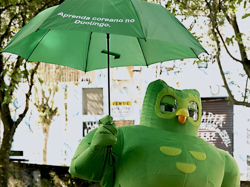 Mascote do Duo participando do Duorama