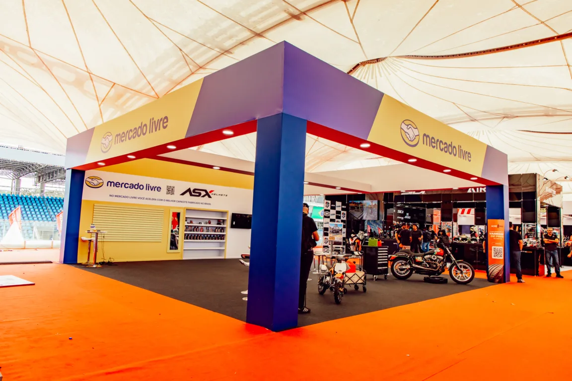 Estande do Mercado Livre no Festival Interlagos