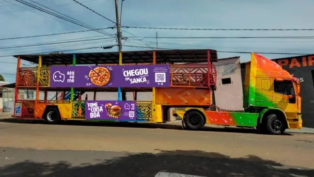 aiqfome carreta furação