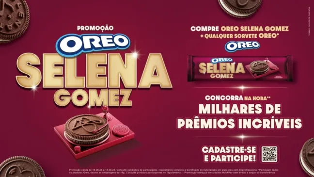 Oreo Selena Gomez Promoção
