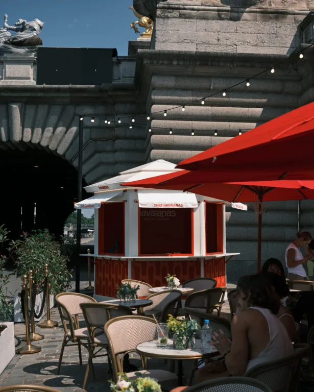 Quiosque House of Havaianas em Paris 