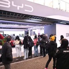 Ativação de BYD no Festival Interlagos