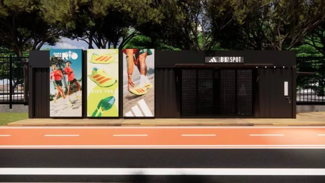 Loja da adidas na Maratona do Rio
