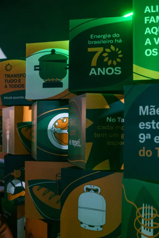 Decoração da Copa Energia no Taste Festival
