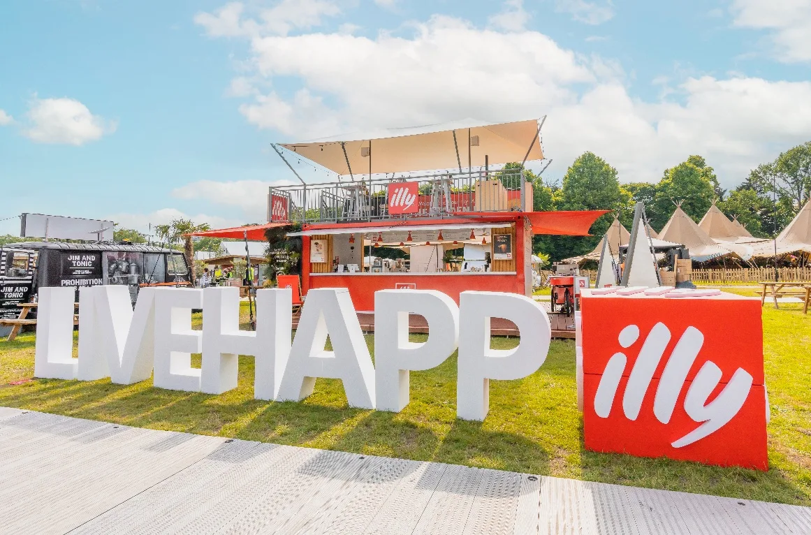 Estande da illycaffè no Taste of London 2025